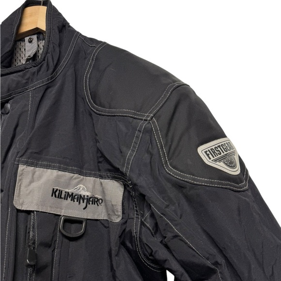 FIRST GEAR Kilimanjaro Motorcycle Jacket Black M - Picture 7 of 12